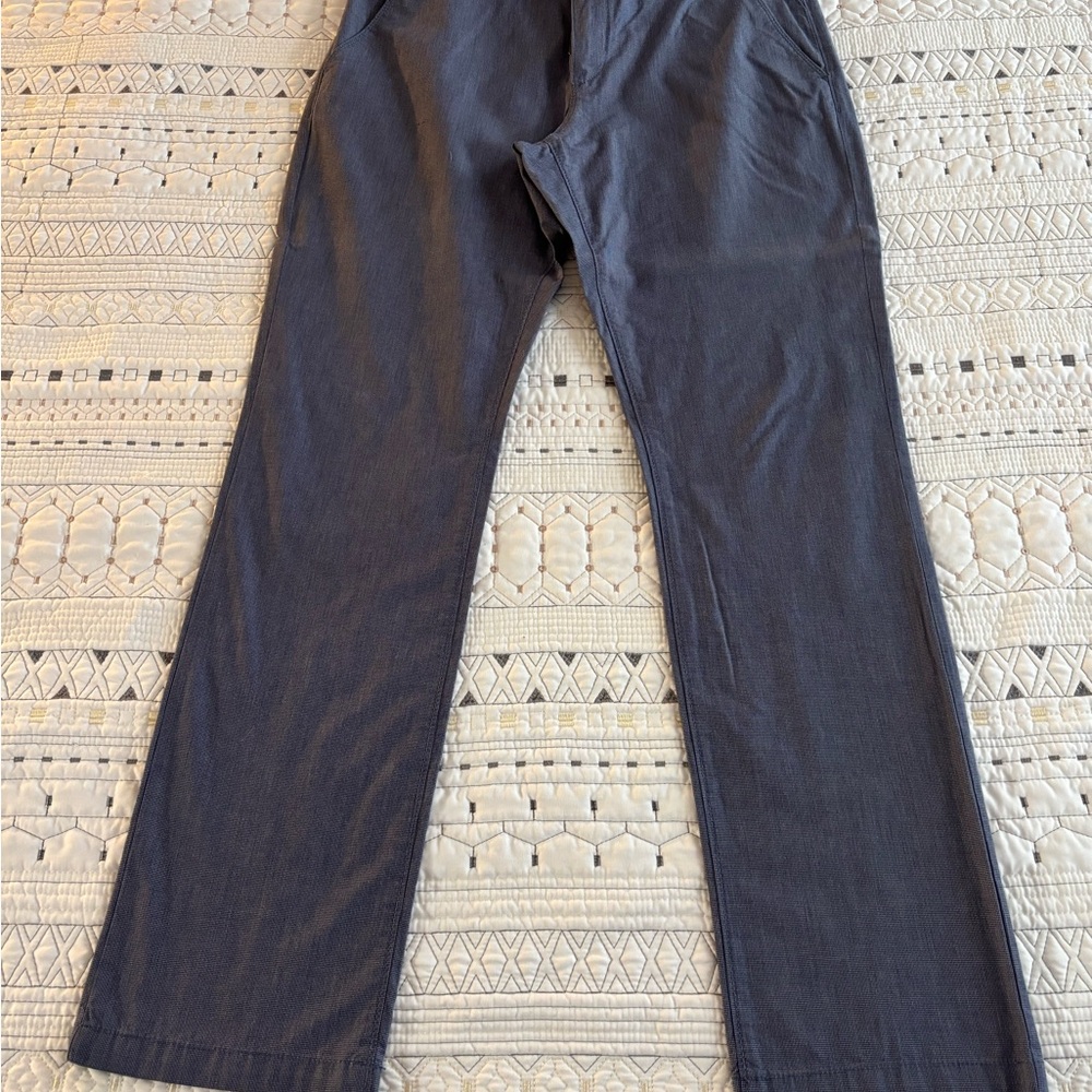 Express Blue Dress Pants Straight-Leg Design (31x30)